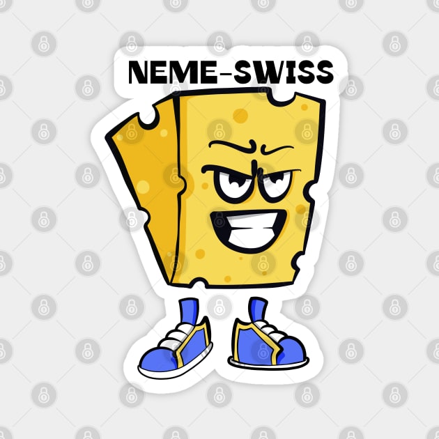 Neme-Swiss Magnet by Art by Nabes