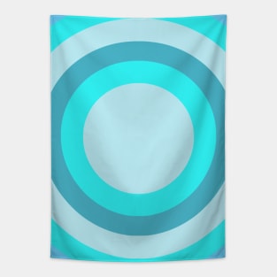 Blue Circles Tapestry