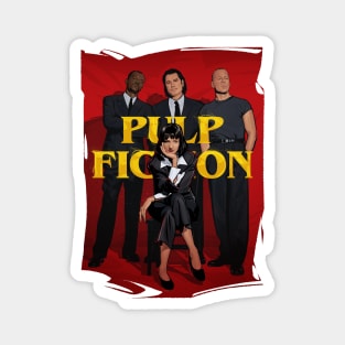 Pulp Fiction Team Magnet