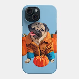 Pug & Pumpkins Phone Case