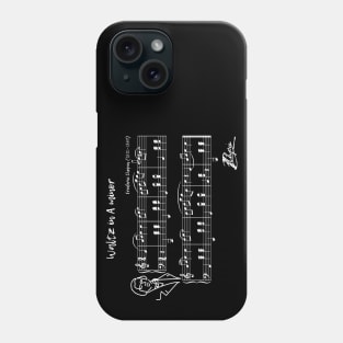 Frederic Chopin Clasic Music Waltz In A Minor Phone Case