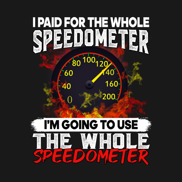 I paid for the whole speedometer I am going to use the whole