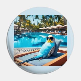 Budgie pool Pin