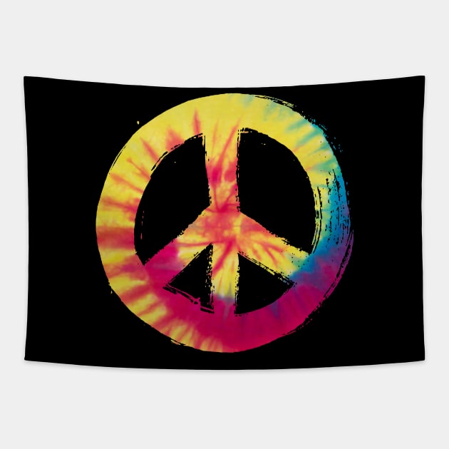 Peace Symbol Tapestry by Toby Wilkinson