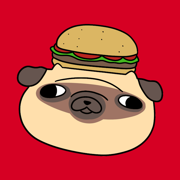 Hamburger Pug Face by saradaboru