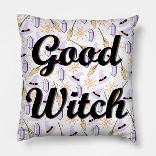 Halloween Witch Pattern Pillow