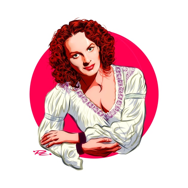 Maureen O'Hara - An illustration by Paul Cemmick by PLAYDIGITAL2020