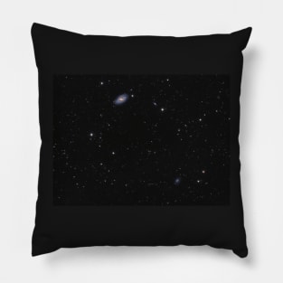 Galaxy M109 and over 40 small galaxies in the constellation Ursa Major Pillow