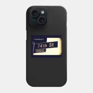 74th Street, Los Angeles, California by Mistah Wilson Phone Case