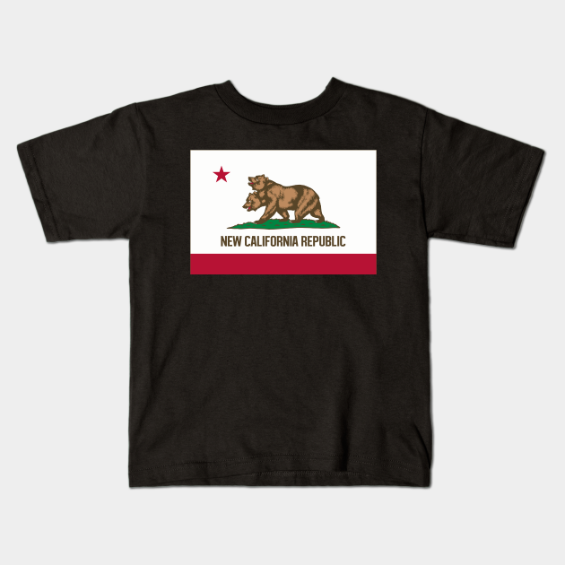 New California Republic Flag Two Headed Bear New California Republic Kids T Shirt Teepublic