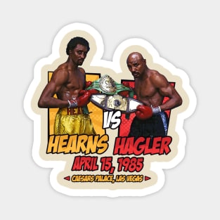 Hagler vs Hearns Comics Retro Magnet