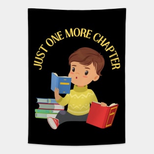 Little brother big brother reading book Just one more chapter I Love Books Bookworm Tapestry