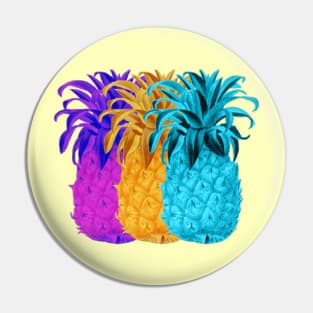Three pineapples Pin