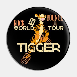 Tigger Themed Design Pin