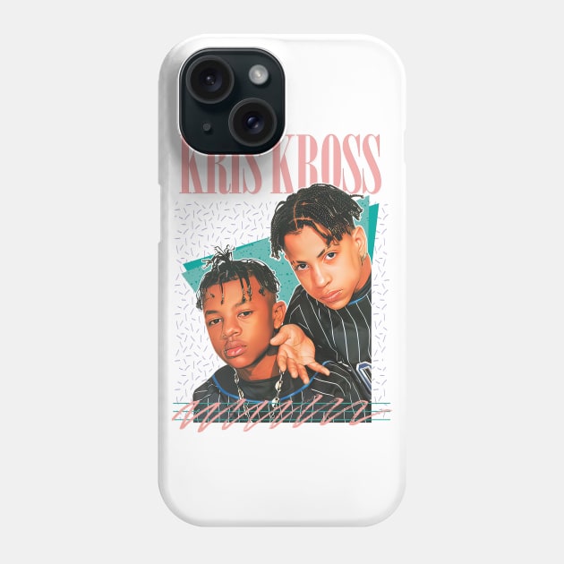 Kris Kross \/\/\/ 90s Aesthetic Fan Art Design Phone Case by DankFutura