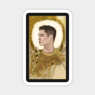 Kyungsoo (EXO) - Klimt inspired Magnet