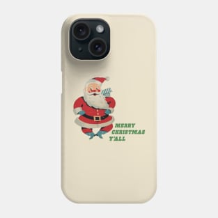 Merry Christmas Y'all ( green ) Phone Case