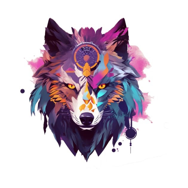 Dreamcatcher Wolf by CleverboyDsgns