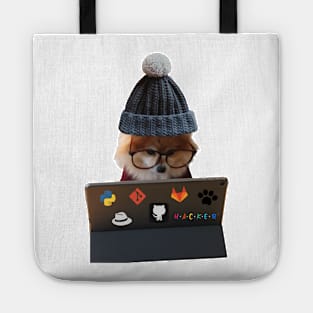 Hacker Dog Tote