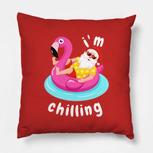 Chilling Santa Pillow