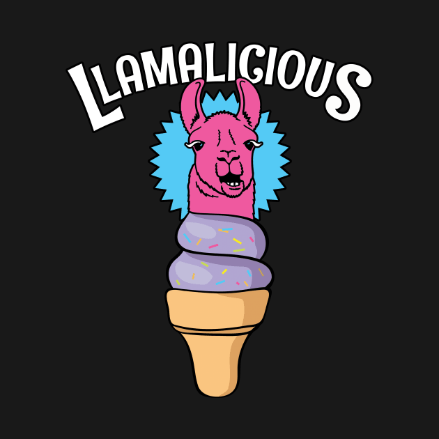 Llamalicious Llama Ice Cream by fizzyllama