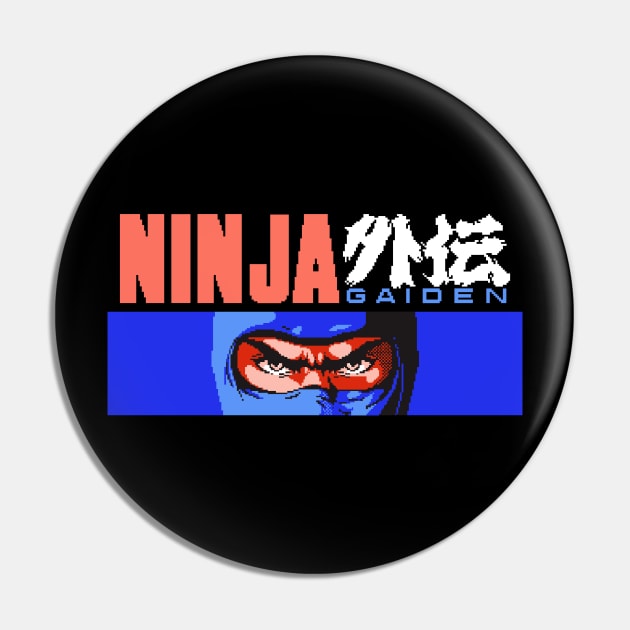 8Bit Ninja Pin by kladenko