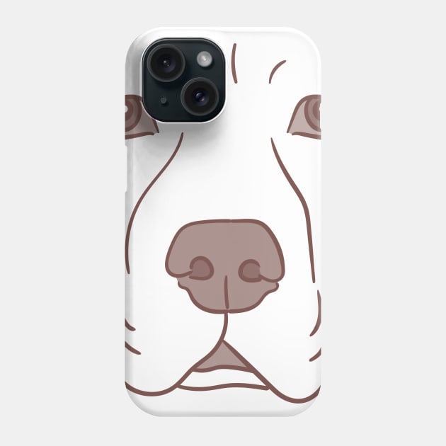 Labrador Face Funny Dog Halloween Costume Phone Case by macshoptee