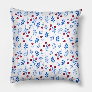 Simple Botanical Patterns Pillow