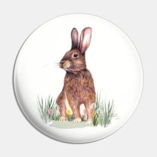 I love Rabbits Pin