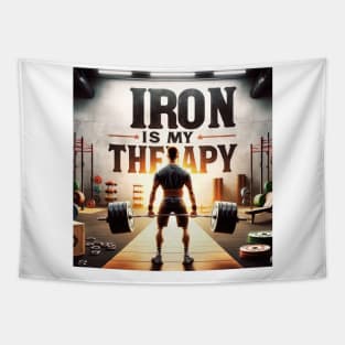 Iron is My Therapy Tapestry