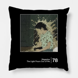 Magazine / Minimalist Style Graphic Artwork Pillow