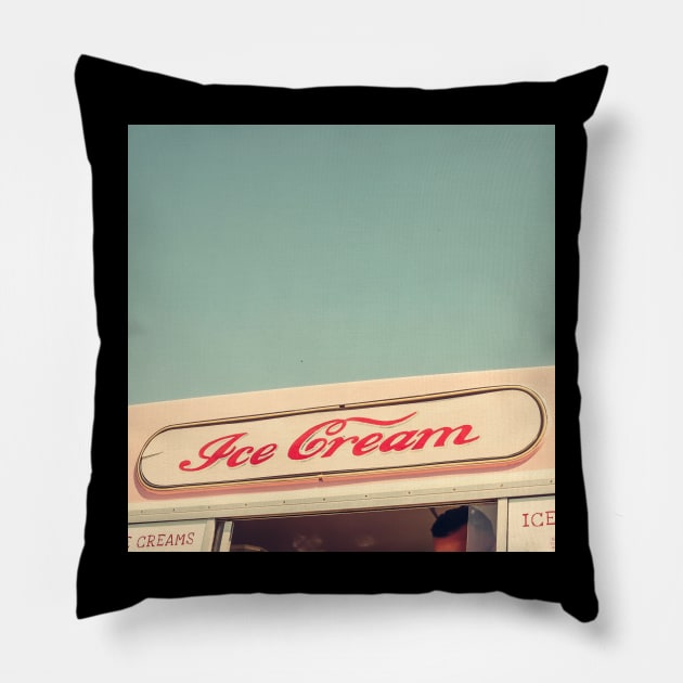 Ice Cream Treats Pillow by Debra Cox 