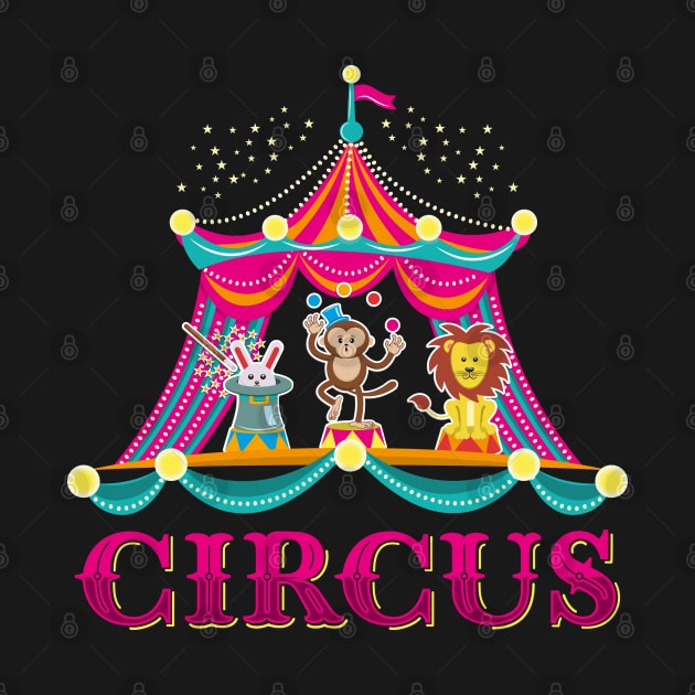 Circus T-Shirt by Shirtbubble