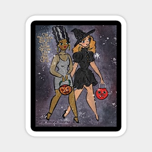 TRICK OR TREAT Girls Magnet