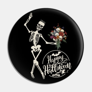 Happy Halloween horror night Pin