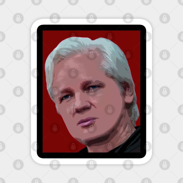 Julian Assange Magnet by oryan80