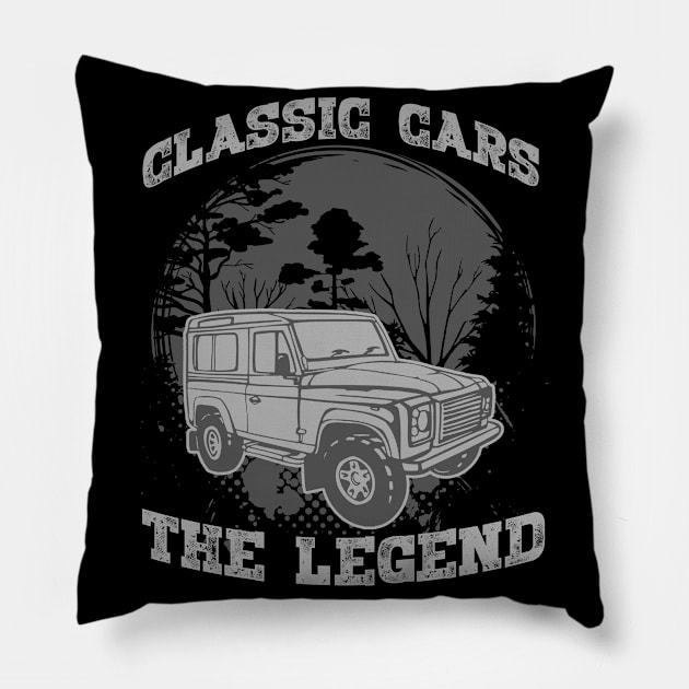 Lada Niva 4x4 Offroad Car Pillow by swissles