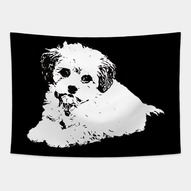 Maltipoo Tapestry by DoggyStyles