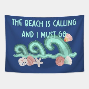 The Beach is Calling Tapestry