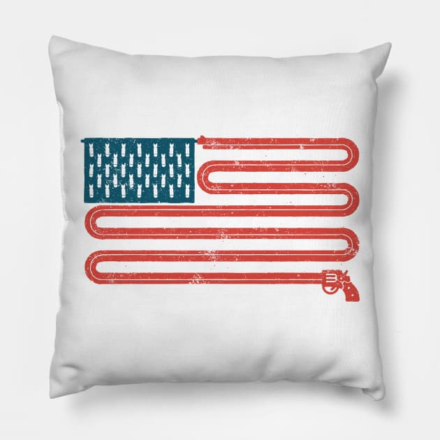 United States Of Amerikill Pillow by monsieurgordon