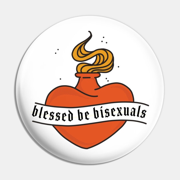 Blessed be Bisexuals Pin by jiniandtonic