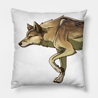 Hunting Wolf Pillow