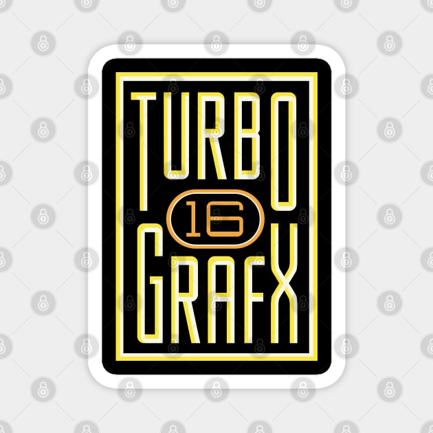 Turbo Grafx 16 Magnet by Authentic Vintage Designs