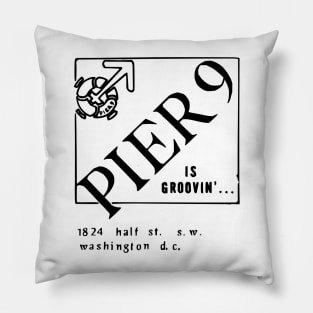 Pier 9 Gay Bar Ad Pillow