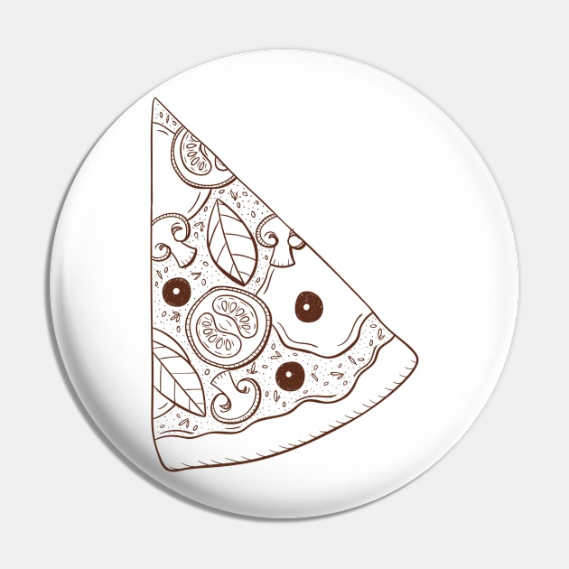 The Pizza Slide Pin by Islanr