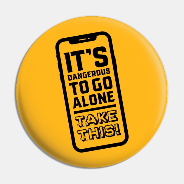 It's dangerous to go alone... take this phone: Light Pin by Vincent Garguilo