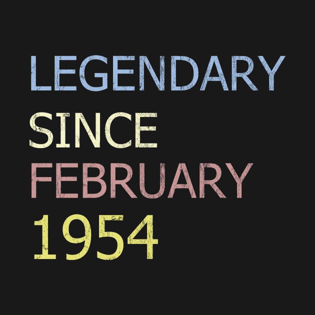 LEGENDARY SINCE FEBRUARY 1954 by BK55