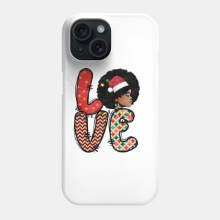 Love Melanin christmas Phone Case