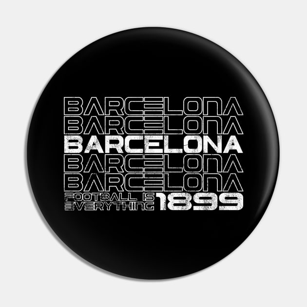 Football Is Everything - Barcelona FC Crossbar Retro Pin by FOOTBALL IS EVERYTHING