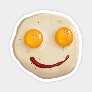 Smiling Egg Omelette Magnet